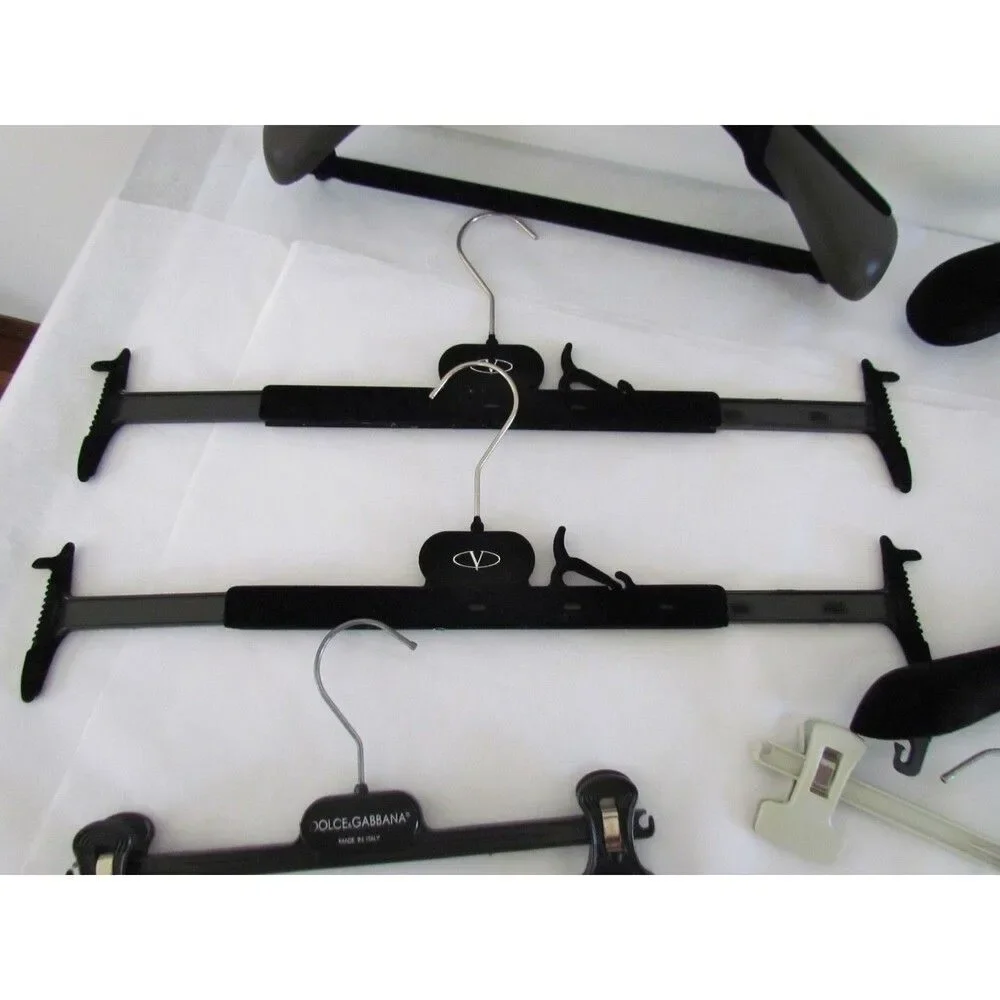 Vintage Y2K Luxury Designer Hangers Lot Armani Valentino Garavani Moschino D&G